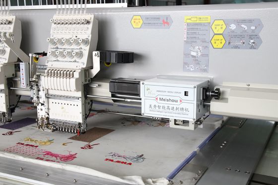 220V 380V Twin Sequin High Speed Embroidery Machine 9 βελόνα 20 κεφαλές