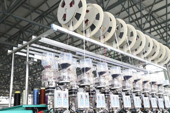 Μηχανή κεντήματος χάντρες συν σεντόνες 20 κεφαλής 4 χρώματα μηχανή κεντήματος με κυλίνδρο