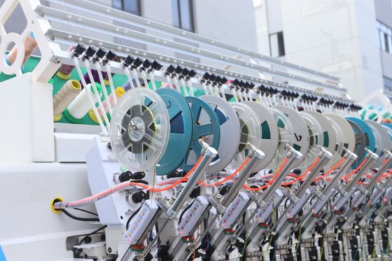 Υπολογιστής Διπλό 22 κεφαλές Τέσσερις βελόνες μηχανή κεντήματος ανθεκτικό