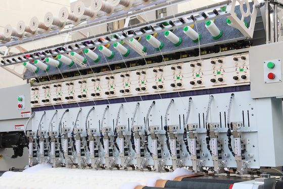 28 βελόνες διπλής όψης μηχανή κεντήματος κουβέρτας με κεντήματα κορδών