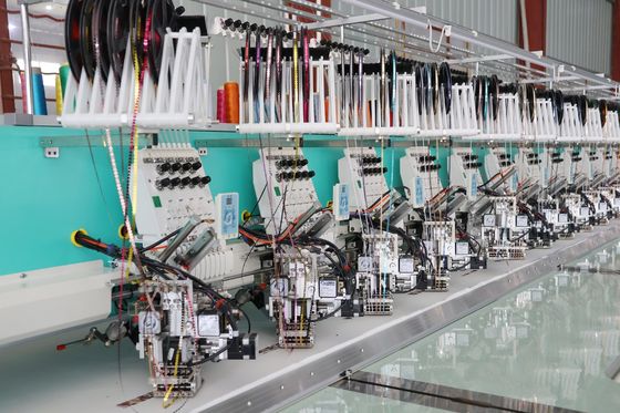 Επαγγελματική Μηχανή Υπολογιστικής Έμβισης 12 Κεφαλαίου Με Αλουμινένιο Φρέμα