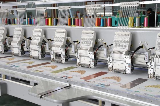 9 βελόνες Διπλή μηχανή ραπτικής 15 κεφαλές 1 έτος εγγύηση