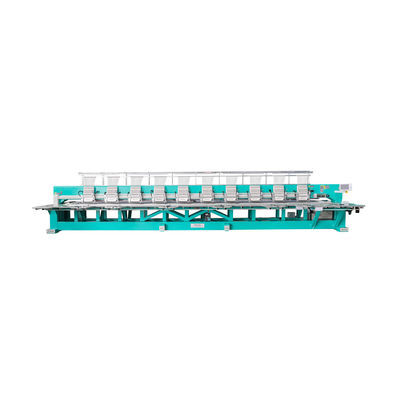 Μεγάλη ταχύτητα 1200RPM Μονή μηχανή κεντήματος Sequin 10 κεφαλή με πλαίσιο αλουμινίου