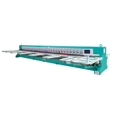Μηχανή κέντησης τσενίλης 1000RPM 6 βελόνας 15 κεφαλής Υπολογισμένη αυτόματη μηχανή κέντησης
